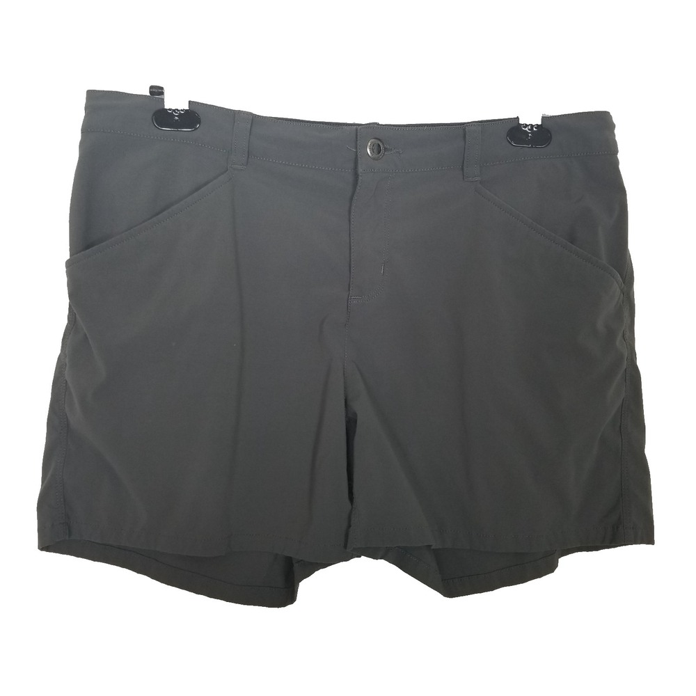 Patagonia Women's Quandary Shorts Sz 12 Gray Nylon Outdoor‎ Hiking Fishing